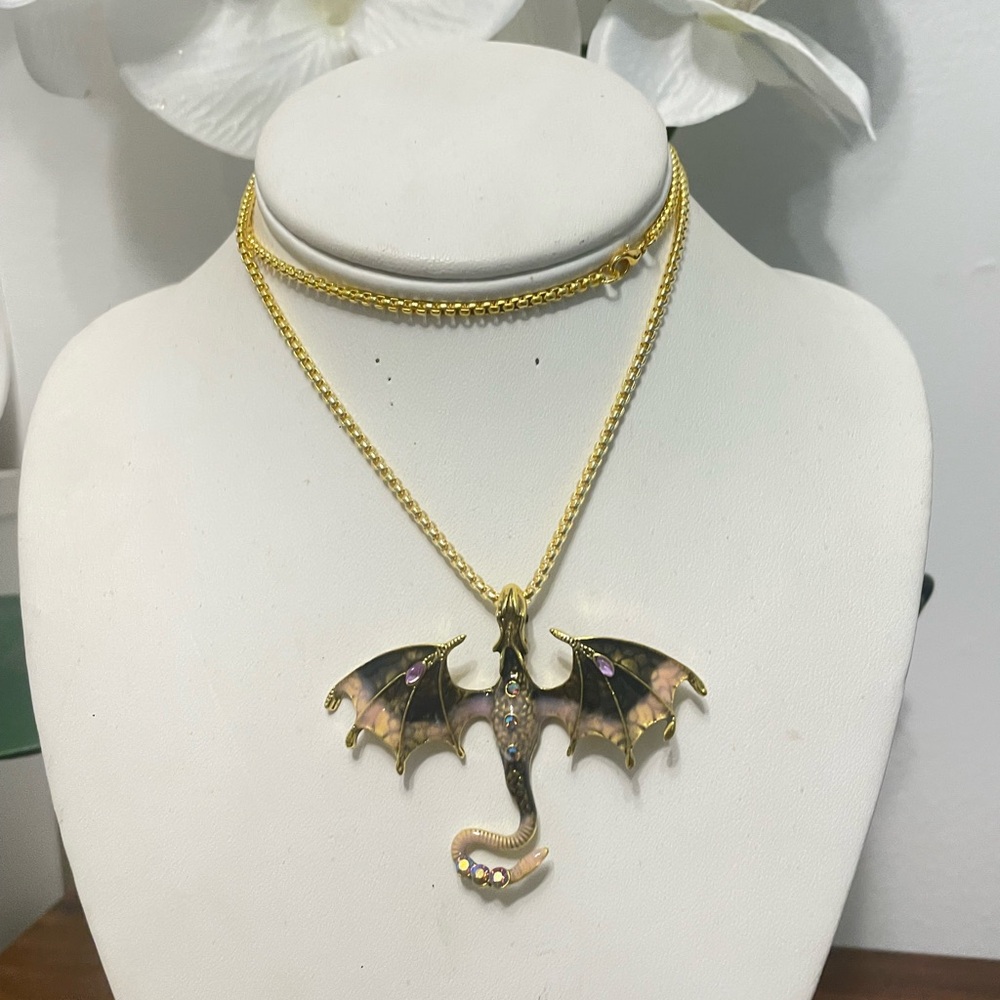 Statement, chunky necklace, family statement, multiplayer designer necklace - Picture 5 of 6